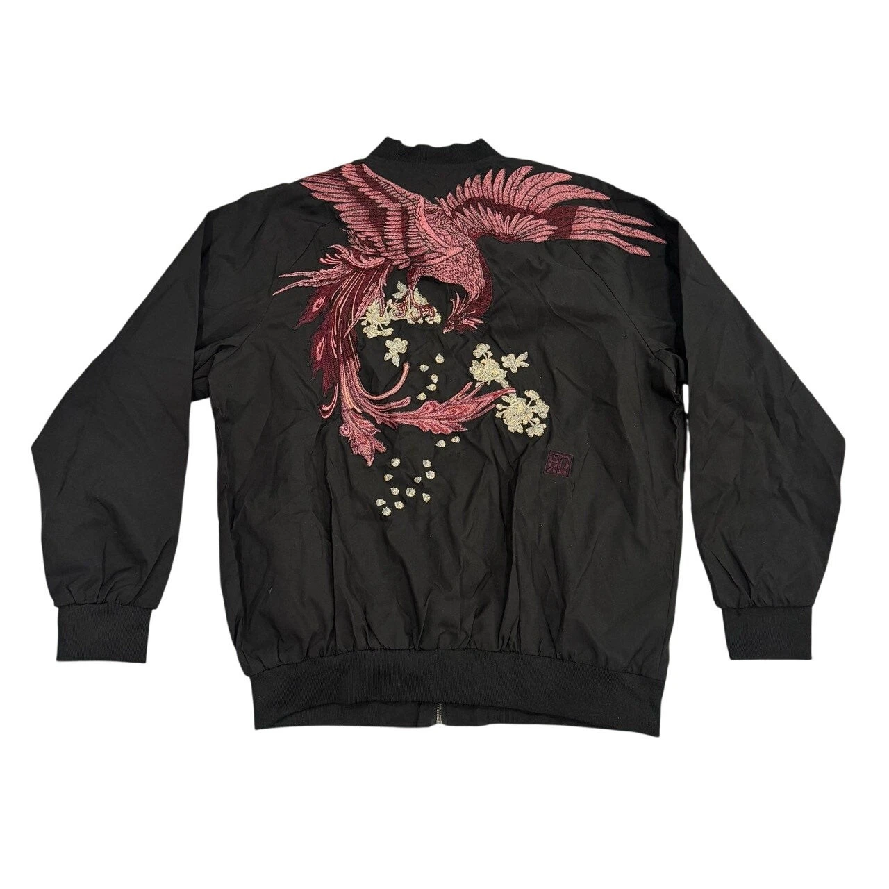 High Street Beast GXP1999 Men's XL Phoenix Bomber Jacket Black NWT image 1
