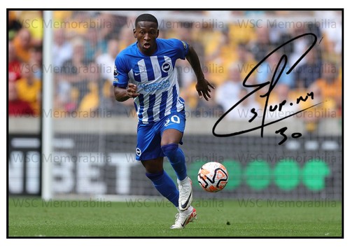11115. Pervis Estupinan Signed Pictures (A4 Prints) Milan Brighton Watford etc.