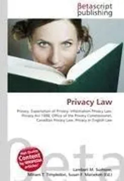 Lambert M. Surhone (U. A.) | Privacy Law | Taschenbuch | Englisch (2026)-image