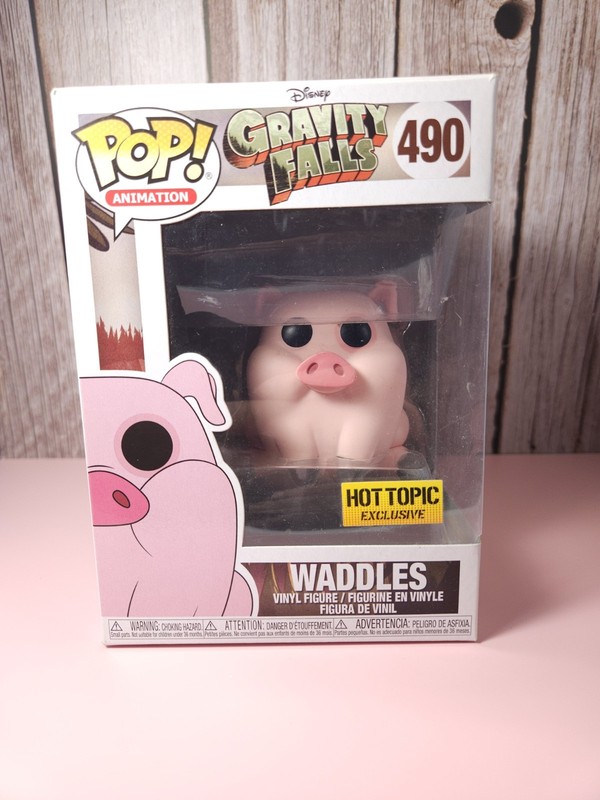 Waddles #490 - Funko Pop!: Gravity Falls - Hot Topic (Ex) NEW w Protector 🔥