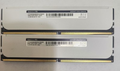 Teamgroup T-Create Expert White 16gb 6000MHz CL36 DDR5 Intel XMP 3.0 PC5 Desktop
