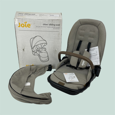 Joie Chive Sibling Seat for Chive Convertible Single-to-Double Stroller (Dove)