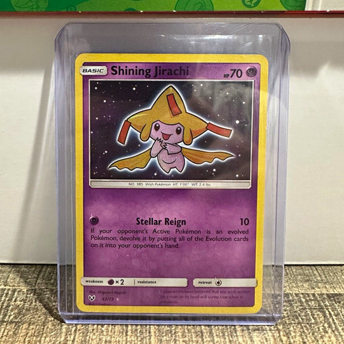 Pokemon Shining Jirachi 42/73 Shining Legends Holo 70 HP ENG