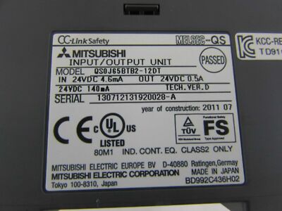 Mitsubishi Used CC-LINK QS0J65BTB2-12DT Tested Good Condition | eBay