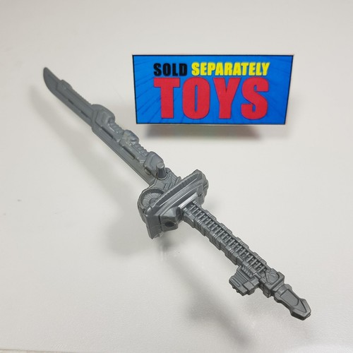 Power Rangers Samurai Fuego Mega Ranger ESPADA 4" figura gris accesorio arma - Imagen 4 de 11