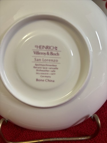 Villeroy Boch Heinrich San Lorenzo Saucer Only 6” Bone China - Picture 4 of 4
