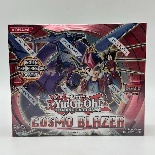 cosmo blazer booster box Yu-Gi-Oh! TCG Cosmo Blazer Sealed Collectible Card Game Boxes for sale