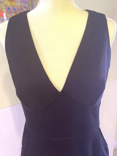 Abito nero Madison Leigh Corset, scollo a V, nero taglia 12P - Foto 4 di 12