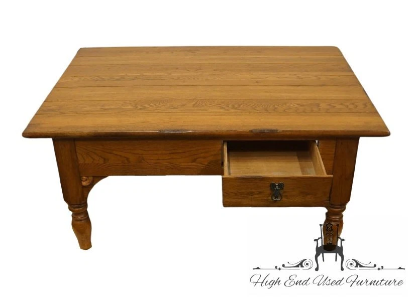 LEXINGTON FURNITURE Solid Oak American Country West Collection 46" Accent Cof... - Image 4 of 4