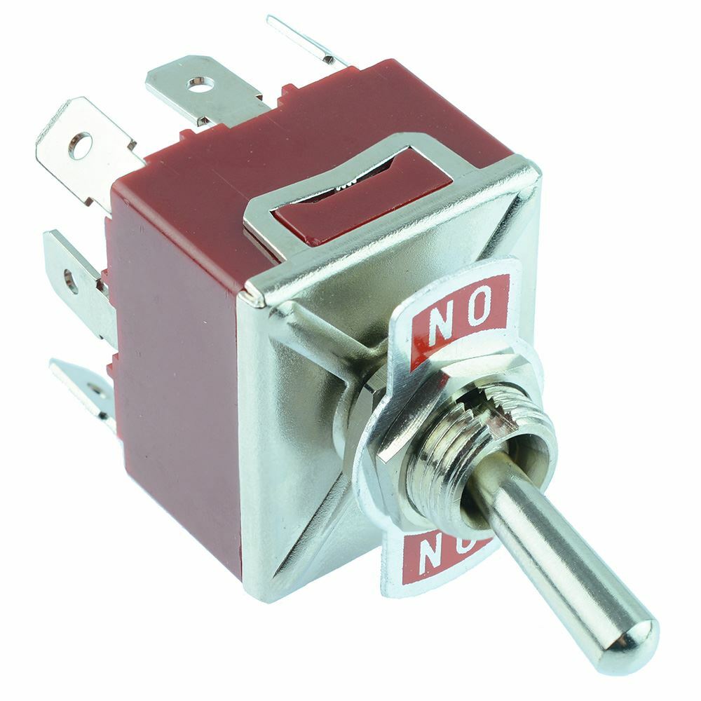 Interruttore Ultra Toggle Per Chitarra Grande DPDT 2 Vie On-On - Foto 7