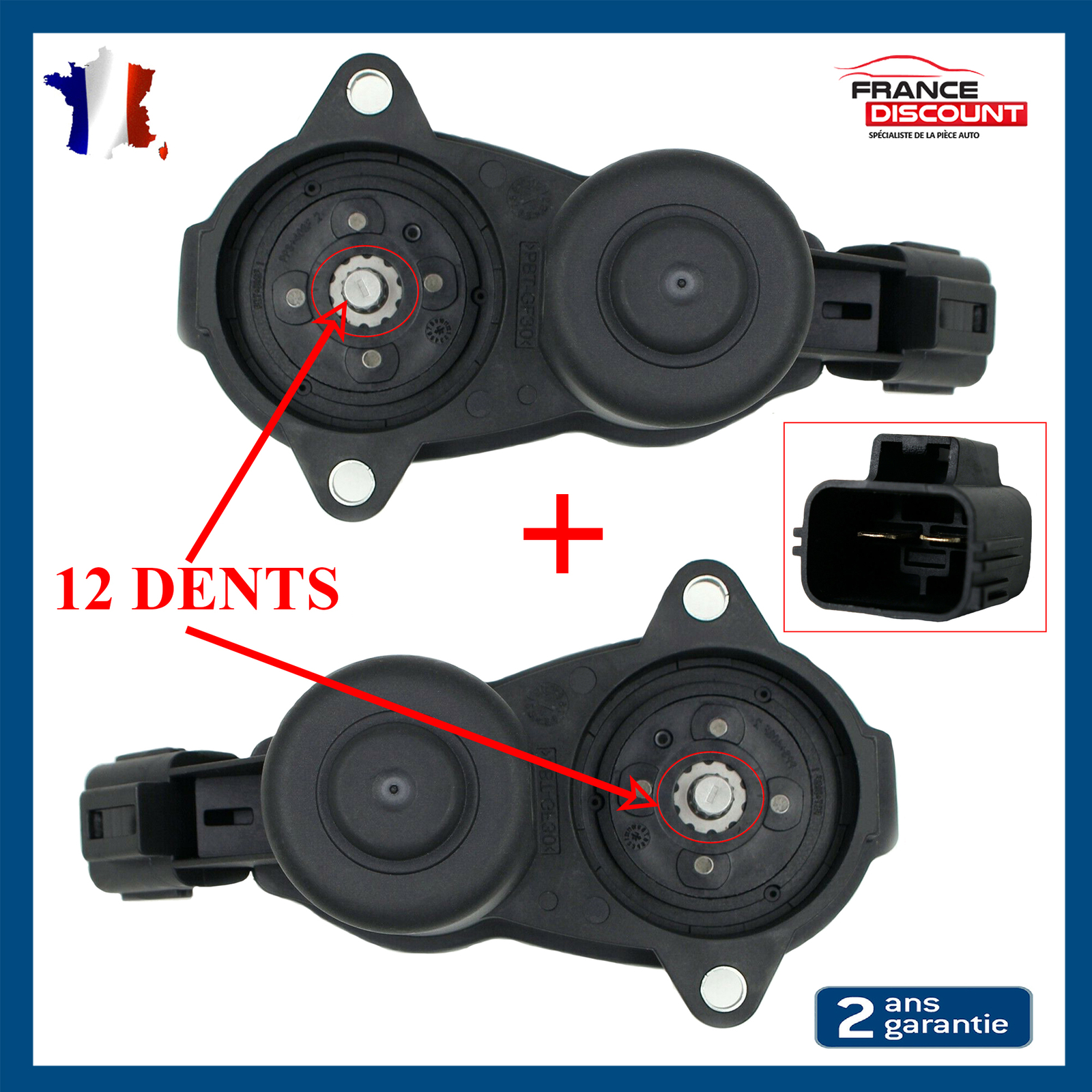 Moteur electrique frein main arrière pour étrier Fluence 440013546R