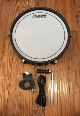 Red Alesis 12'' Mesh Snare Drum Pad NEW w/Clamp & Cable Crimson SE E-Drums 