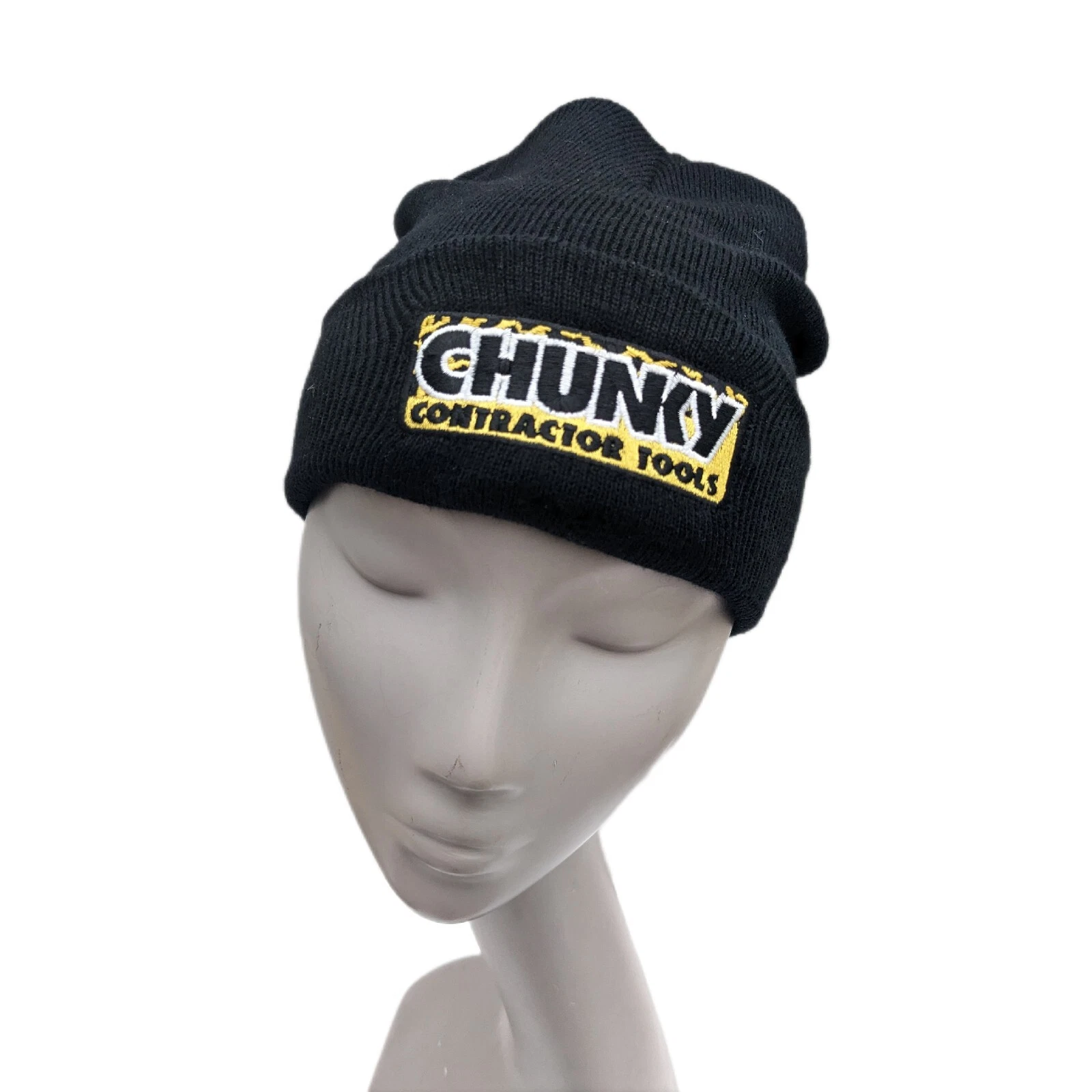 Chunky Tools Hat Beanie Black Knitted man woman unisex Burdens Contractor