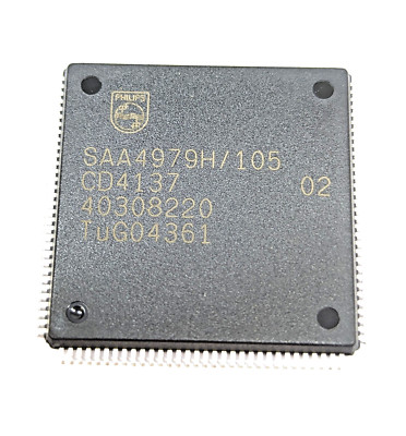 2 pieces SAA4979H /105 | Sample rate converter + reduction QFP128 | Philips