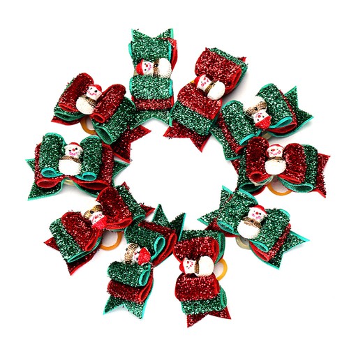 10 Pcs Small Dog Hair Bows Christmas Accessories for Large Dogs eBay
