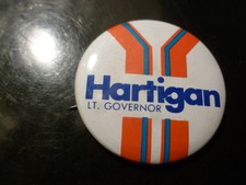 Illinois Pin Back Local Campaign Button Lt. Governor 1976 Neil Hartigan Badge