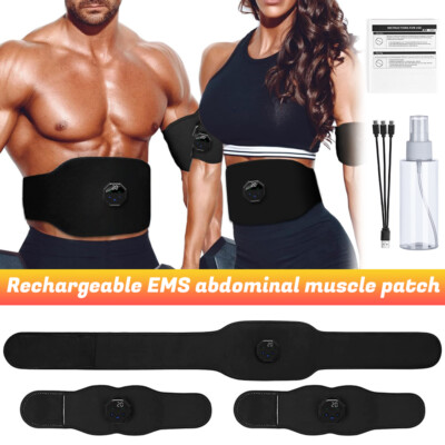 EMS ABS Muscle Stimulator Abdominal Exerciser Toning Toner Training Fitness Belt