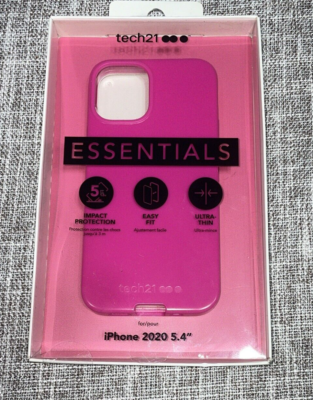 TECH 21, Pink, Essentials iphone 12 mini phone case, 5.4 inch NEW | eBay