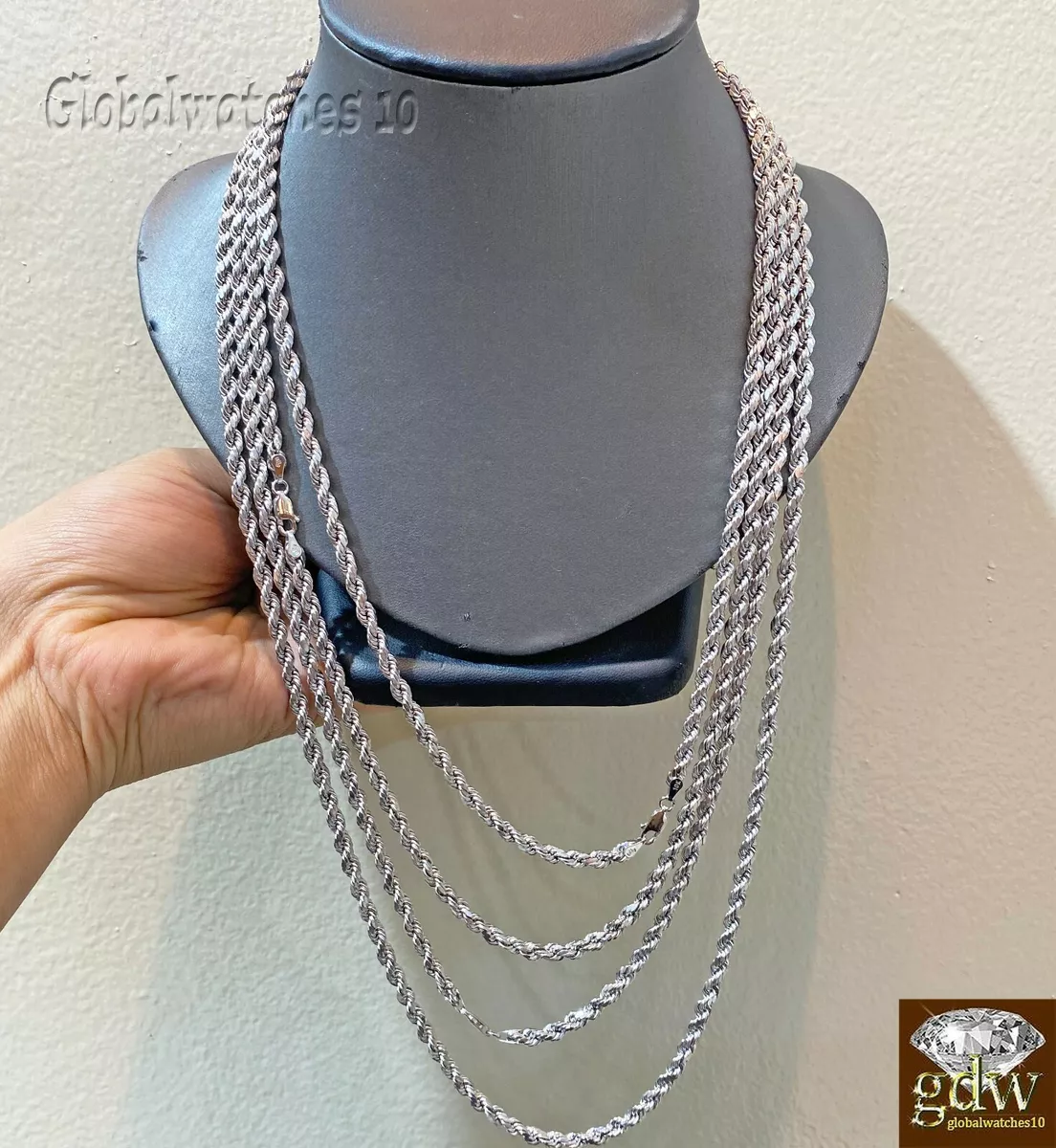 20 white sale gold rope chain