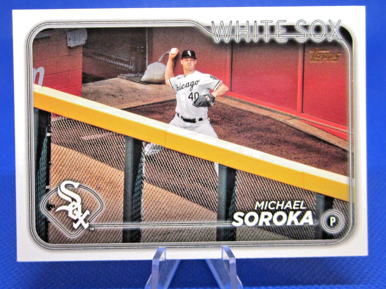 2024 TOPPS SERIES 2 #367 MICHAEL SOROKA SSP GOLDEN MIRROR VARIATION WHITE SOX