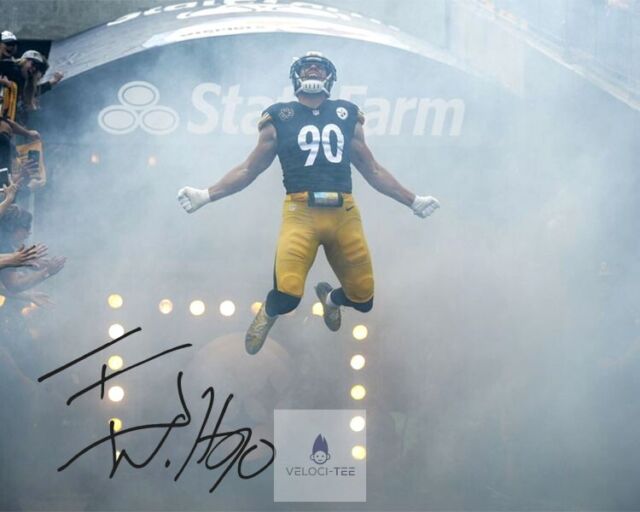 TJ Watt Pittsburgh Steelers Signed Photo Autograph Poster