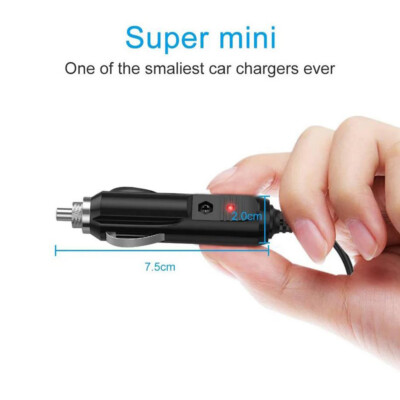 12V Adapter Car Cigarette Lighter Charger for Portable DVD Player,GPS,LED  Light