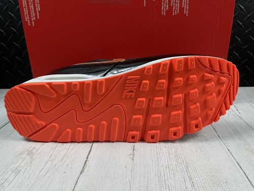 Size 14-Nike Air Max 90 Football Swoosh DJ5981-001 Mens BlackWhite/Hyper Crimson - Picture 11 of 12