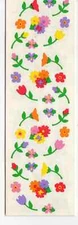 Vintage Mrs Grossmans Stickers~ Micro Flowers - 10 Full Strips