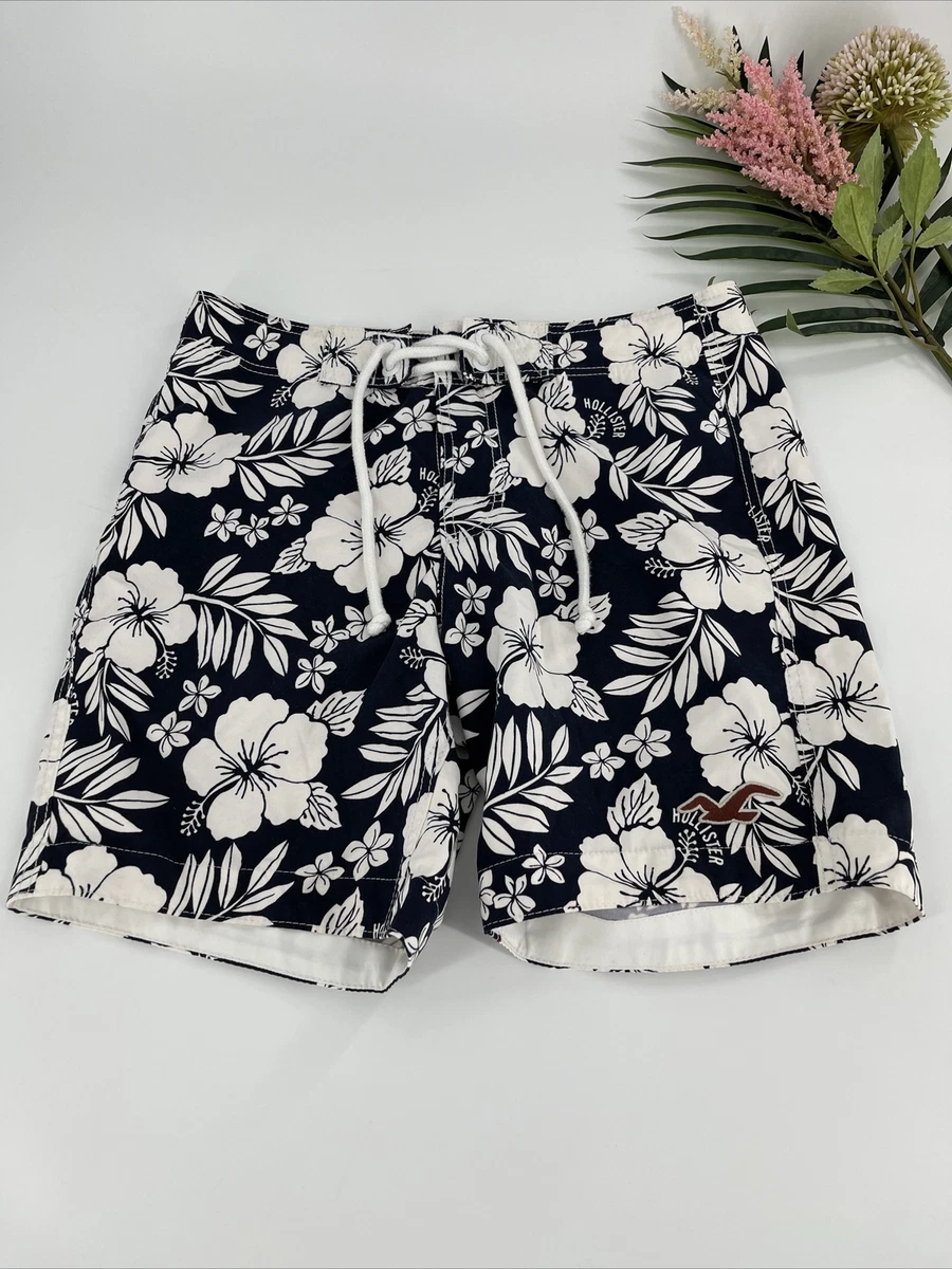 Hollister Men s Surf Swim Board Shorts Size M Color Blue Floral eBay