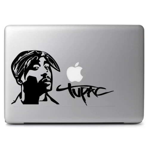 Tupac Shakur 2Pac for Macbook Laptop Car Window Wall Helmet Vinyl Decal Sticker - Image 4 of 4