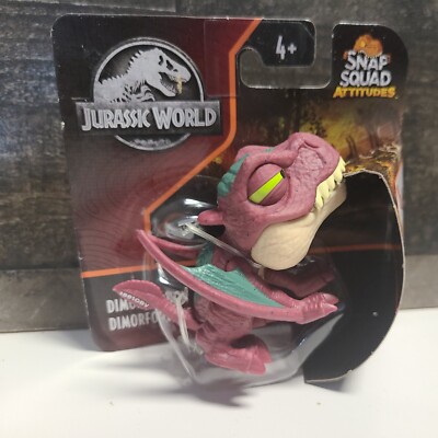 Jurassic World Snap Squad Attitude Dimorphodon Purple Dinosaur 3  Figure Mancave