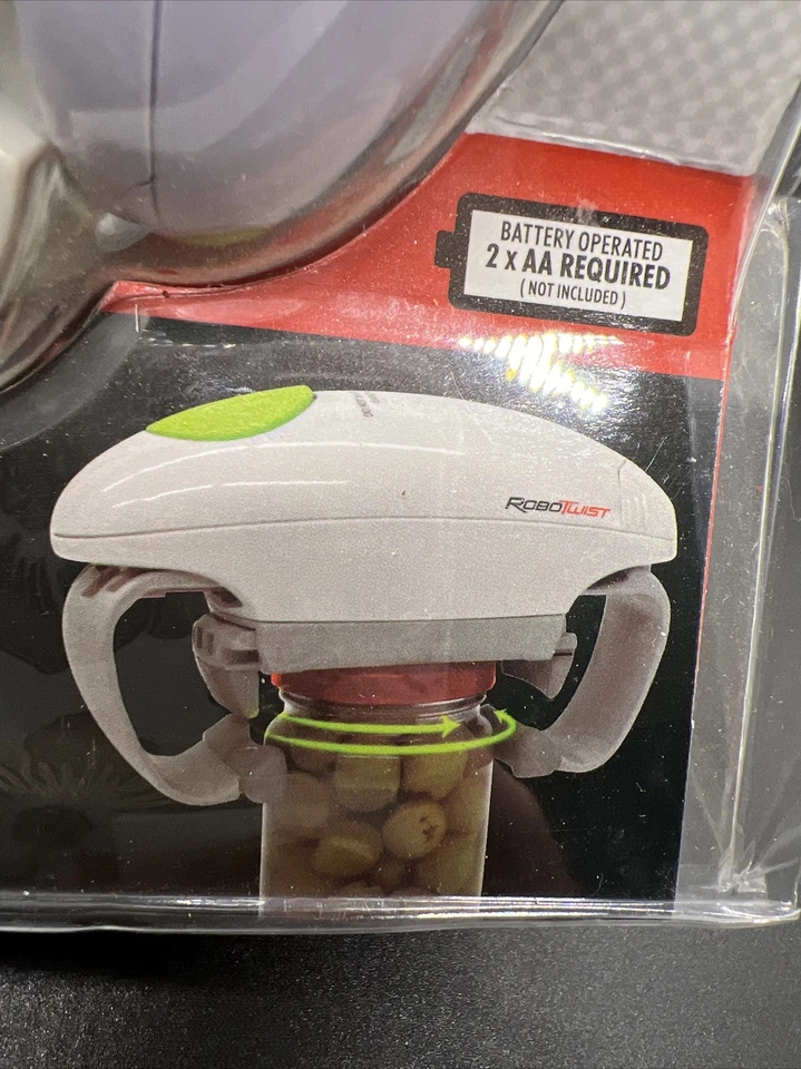 Abridor de tarros manos libres eléctrico Robo Twist As Seen on TV - blanco Foto 4 de 4