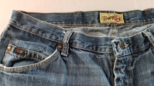 Wrangler 20X Men's Jeans 36x34 Relaxed Fit Medium Wash Distressed Fast Shipping - Picture 9 of 12