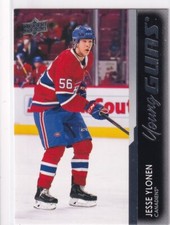 21/22 UD SERIES 2 JESSE YLONEN YOUNG GUNS RC SP ROOKIE #485