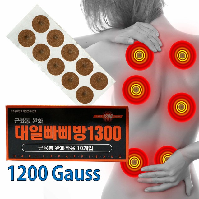 Patch Pain Relief 1200 Gauss Patch Therapy Muscle Pain eBay