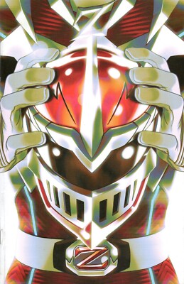 Mighty Morphin Power Rangers #112 cover I Montes unlockable variant helmet Boom