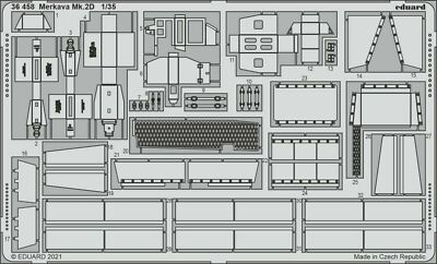 Eduard Accessoires Detail Set Merkava MK.2D für Takom Kit 1:35 Art 36458