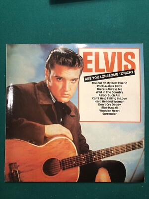 Elvis Are You Lonesome Tonight vinyl LP dated 1982 | eBay
