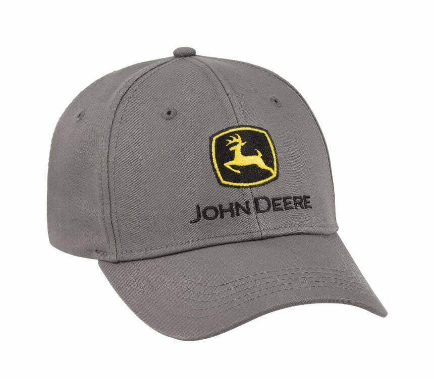 LP69060 John Deere Licensed Construction Chino Charcoal Cap / Hat
