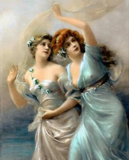 Print or Canvas - Love's Messengers by Edouard Bisson
