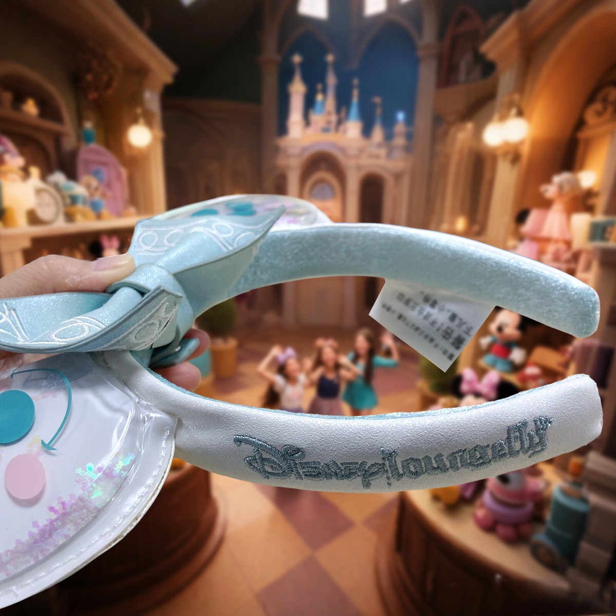 Disney Parks Mickey & Minnie Pastel Snowman Loungefly Ears  display picture 1