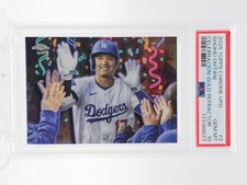 SHOHEI OHTANI 2025 TOPPS CHROME CELEBRACION GOLD REFRACTOR /50 PSA 10 GEM Q6960