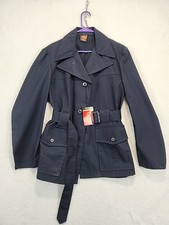 Vintage Campus All Weather Trench Coat Navy B...