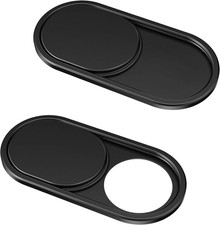 2-Pack Laptop Camera Cover Slide 0.023" Thin Metal Webcam Blocker for Privacy
