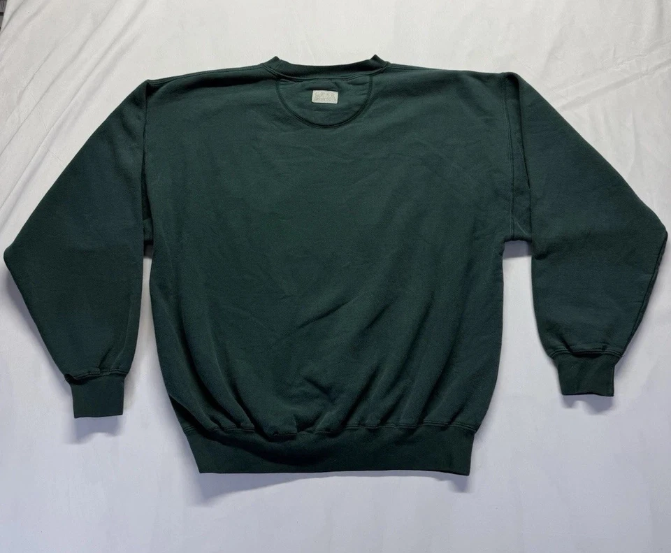 Sudadera Universitaria Pepperdine Años 90 De Colección Equipo M para Deportes Verde Cuello Redondo Foto 2 de 4