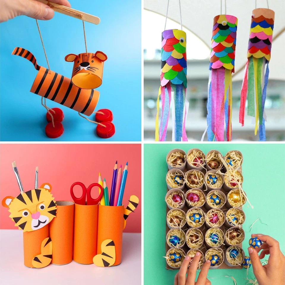 50 Toilet Cardboard Rolls Empty Art Crafts Baby Sensor Clean - SAME DAY SHIP - Image 3 of 4