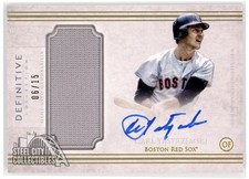 Carl Yastrzemski 2017 Topps Definitive Collection Patch Auto #DCAR-CY 06/15