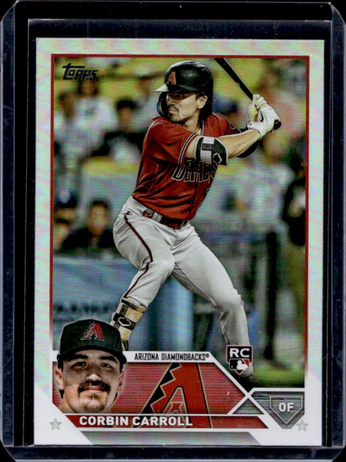 2023 Topps Corbin Carroll RC Rainbow Foil Rookie #401 Diamondbacks