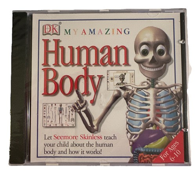 #ad DK My Amazing Human Body 1.2 PC CD Rom Teach Children the Human Body NM 2002 $19.98