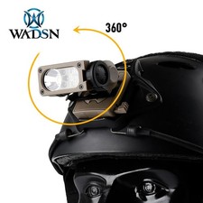 Tactical II LED Helmet Light White/Red/Blue IR Light Headlamp Safe Survival Tool